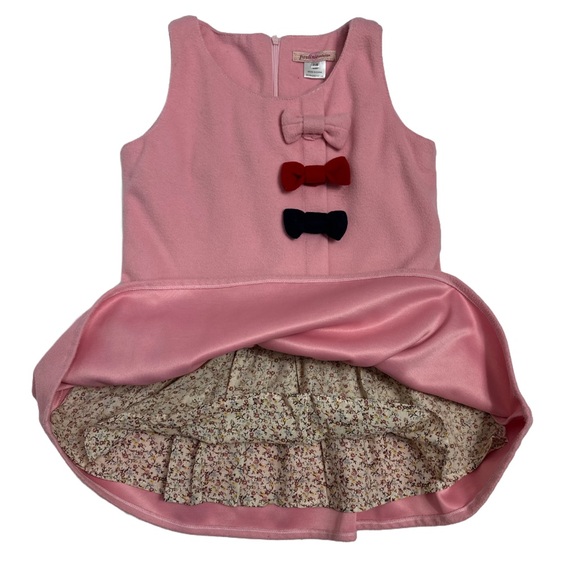 PAULINIE Fleece Peplum Winter‎ Dress, SIZE 7/8 - Picture 6 of 9